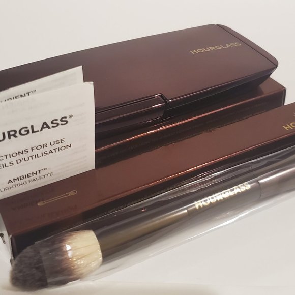 ⭐HOURGLASS SET Ambient Palette +2-Sided Brush $110 - Picture 4 of 16